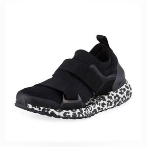 Adidas Stella McCartney Ultraboost X Knit Sneaker in Black Leopard Size 5.5